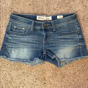 BKE denim jean shorts size 27